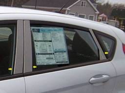 FORD FIESTA 4dr QAA Stainless 6pcs Pillar Trim PP51336