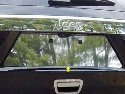 JEEP GRAND CHEROKEE 4dr QAA Stainless 1pcs License Plate Bezel LP51080