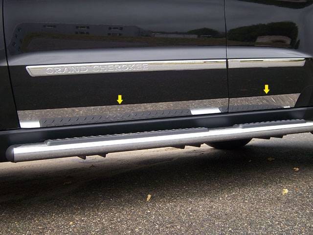 JEEP GRAND CHEROKEE 4dr QAA Stainless 4pcs Rocker Panel Trim TH51080