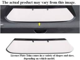 JEEP COMPASS 4dr QAA Stainless 1pcs License Plate Bezel LP51075