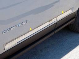 JEEP COMPASS 4dr QAA Stainless 4pcs Rocker Panel Trim TH51075