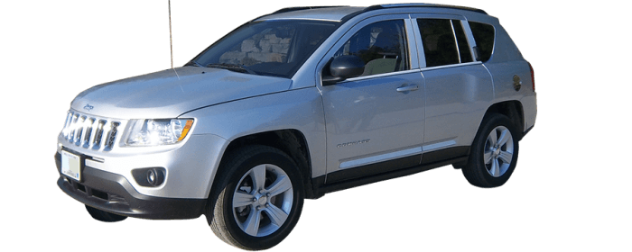 JEEP COMPASS 4dr QAA Stainless 4pcs Window Sill Accent WS51075 thumbnail 3