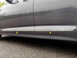 KIA OPTIMA 4dr QAA Stainless 4pcs Rocker Panel Trim TH11805