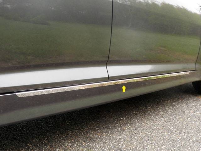 KIA OPTIMA 4dr QAA Stainless 2pcs Rocker Panel Trim TH11806