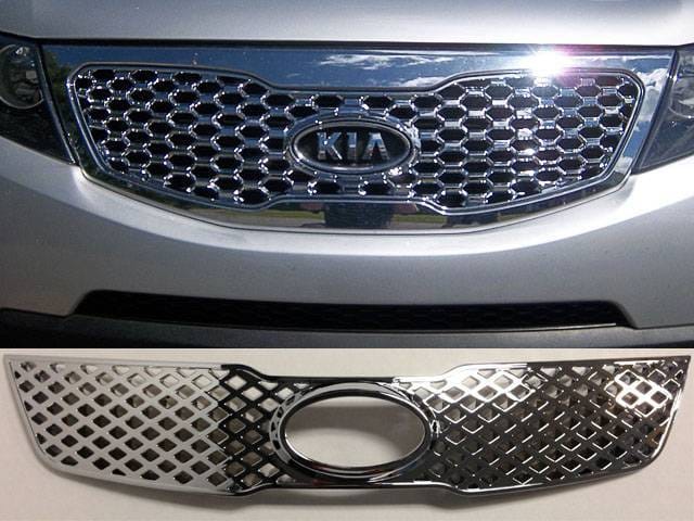 KIA SORENTO 4dr QAA Chrome ABS plastic 1pcs Grille Overlay SGC11820