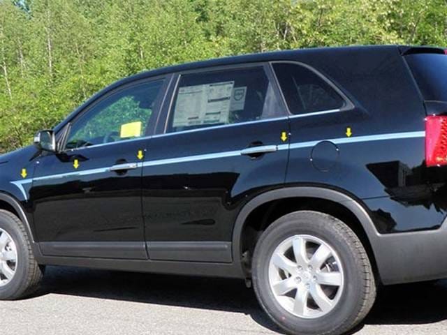 KIA SORENTO 4dr QAA Stainless 12pcs Side Accent Trim AT11820