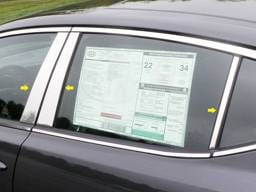 KIA OPTIMA 4dr QAA Stainless 6pcs Pillar Trim PP11806