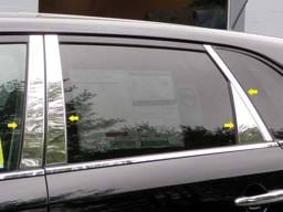 KIA SORENTO 4dr QAA Stainless 8pcs Pillar Trim PP11822