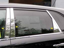 KIA SORENTO 4dr QAA Stainless 6pcs Pillar Trim PP11821
