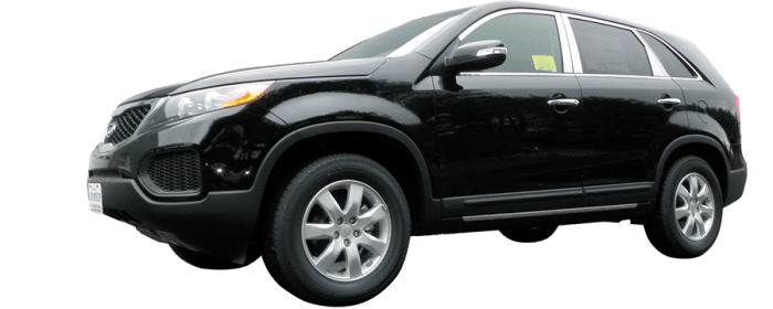 KIA SORENTO 4dr QAA Stainless 14pcs Window Accent Package WP11822 thumbnail 2