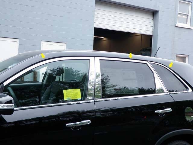 KIA SORENTO 4dr QAA Stainless 6pcs Window Accent Package WP11821