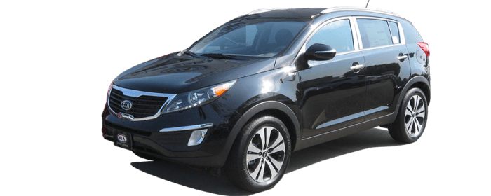 KIA SPORTAGE 4dr QAA 3pcs Grille Accent SGB11835 thumbnail 2