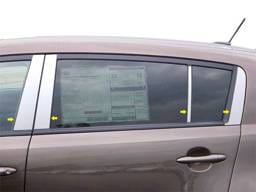 KIA SPORTAGE 4dr QAA Stainless 8pcs Pillar Trim PP11837