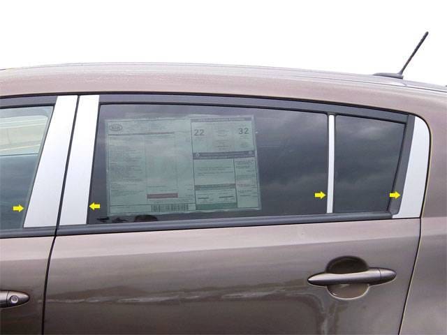KIA SPORTAGE 4dr QAA Stainless 8pcs Pillar Trim PP11837