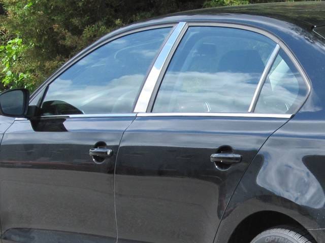 VOLKSWAGEN JETTA 4dr QAA Stainless 6pcs Window Sill Accent WS11665