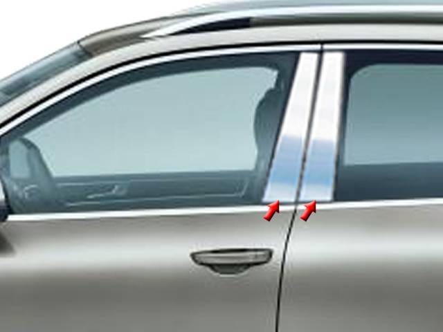 VOLKSWAGEN TOUAREG 4dr QAA Stainless 4pcs Pillar Trim PP11640