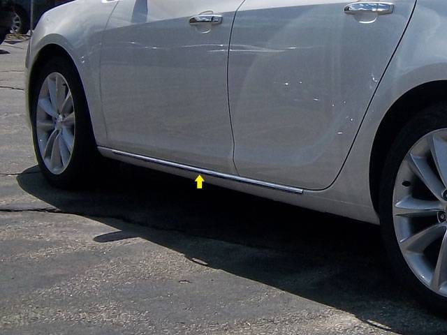 BUICK VERANO 4dr QAA Stainless 2pcs Rocker Panel Trim TH52541