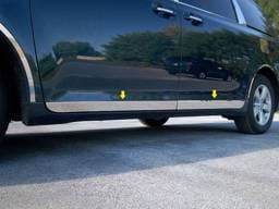 TOYOTA SIENNA 4dr QAA Stainless 4pcs Rocker Panel Trim TH11150