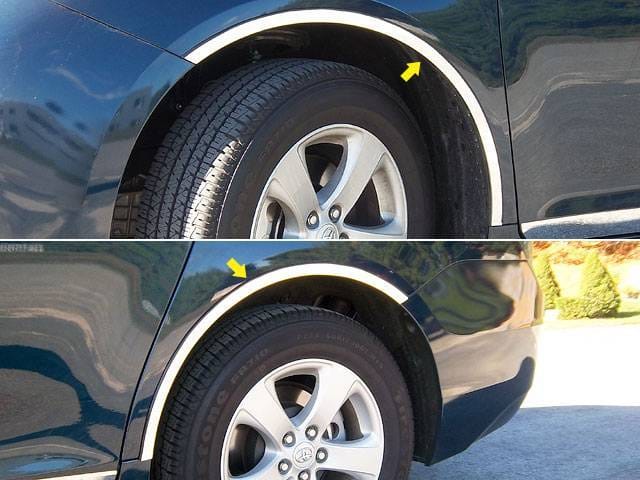 TOYOTA SIENNA 4dr QAA Stainless 4pcs Wheel Well Accent WQ11150