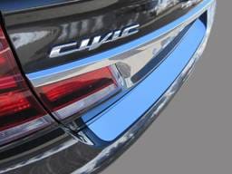 HONDA CIVIC 4dr QAA Stainless 1pcs Rear Bumper Accent RB12214