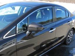 HONDA CIVIC 4dr QAA Stainless 8pcs Window Accent Package WP12216