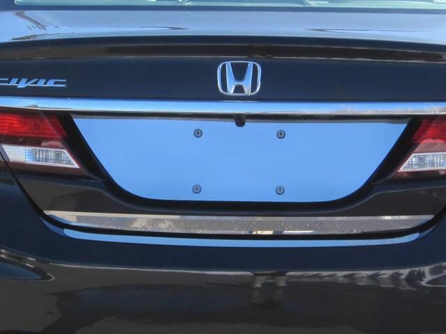 HONDA CIVIC 4dr QAA Stainless 1pcs License Plate Bezel LP12214