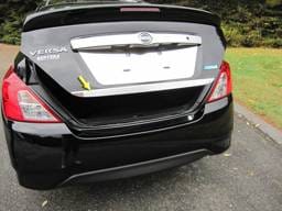 Fits Nissan VERSA 4dr QAA Stainless 1pcs Rear Deck Accent RD12530