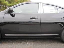Fits Nissan VERSA 4dr QAA Stainless 4pcs Rocker Panel Trim TH12531