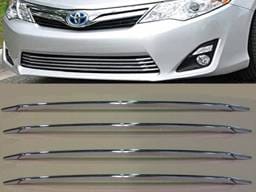 TOYOTA CAMRY 4dr QAA Chrome ABS plastic 4pcs Grille Overlay SGC12130