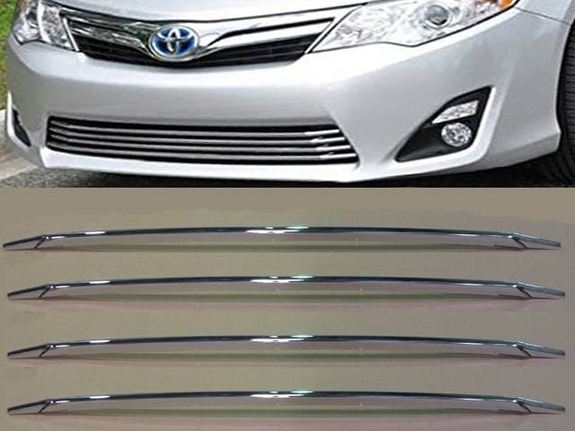 TOYOTA CAMRY 4dr QAA Chrome ABS plastic 4pcs Grille Overlay SGC12130