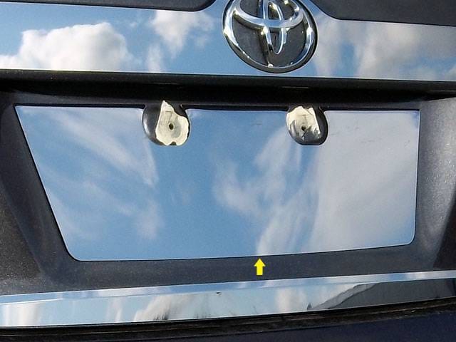 TOYOTA CAMRY 4dr QAA Stainless 1pcs License Plate Bezel LP12130