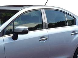 SUBARU IMPREZA 4dr QAA Stainless 6pcs Pillar Trim PP12421