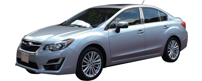 SUBARU IMPREZA 4dr QAA Stainless 6pcs Pillar Trim PP12421 thumbnail 2