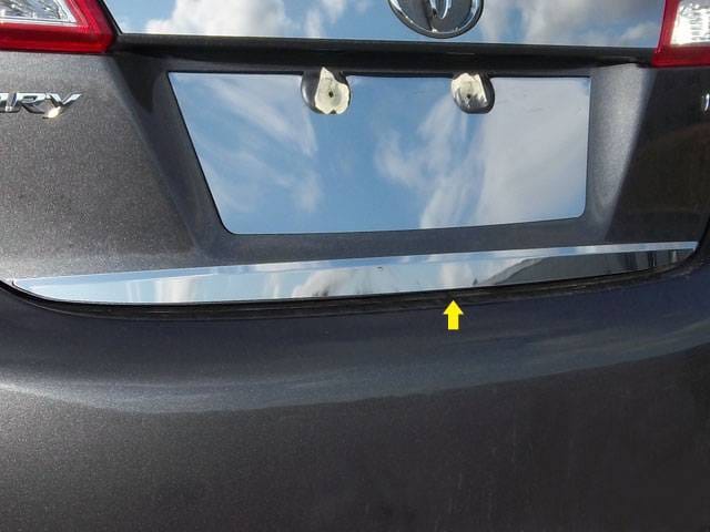 TOYOTA CAMRY 4dr QAA Stainless 1pcs Rear Deck Accent RD12130