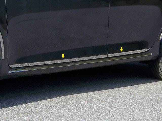 TOYOTA CAMRY 4dr QAA Stainless 4pcs Rocker Panel Trim TH12130