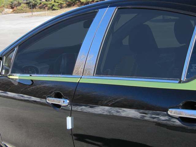 TOYOTA PRIUS C 4dr QAA Stainless 4pcs Window Sill Accent WS12705