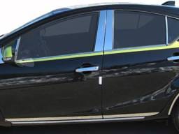 TOYOTA PRIUS C 4dr QAA Stainless 8pcs Pillar Trim PP12707