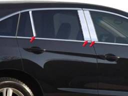 ACURA RDX 4dr QAA Stainless 6pcs Pillar Trim PP13271