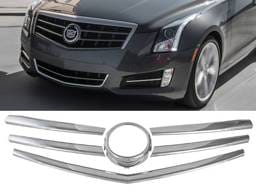 CADILLAC ATS 4dr QAA Chrome ABS plastic 6pcs Grille Overlay SGC53235