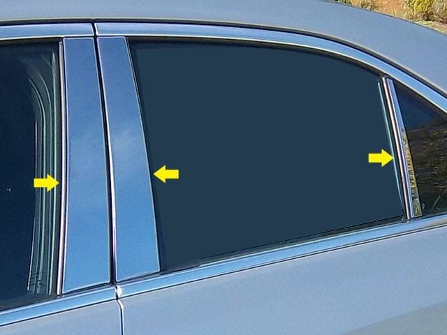 CADILLAC ATS 4dr QAA Stainless 6pcs Pillar Trim PP53236