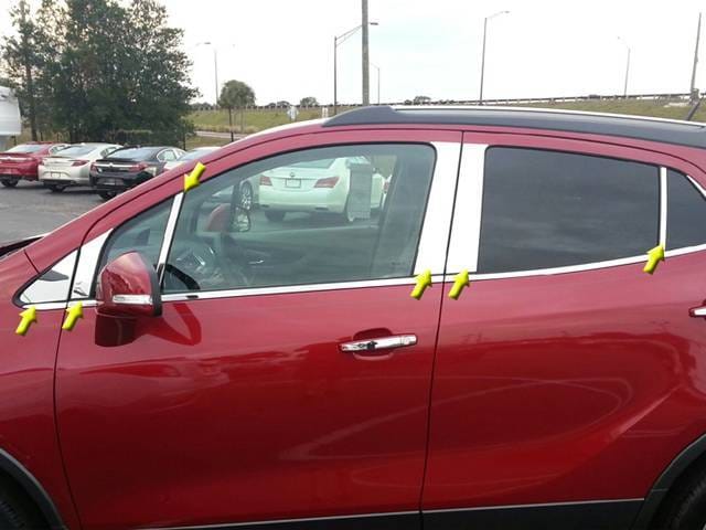 BUICK ENCORE 4dr QAA Stainless 12pcs Pillar Trim PP53564