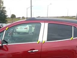 BUICK ENCORE 4dr QAA Stainless 8pcs Pillar Trim PP53562