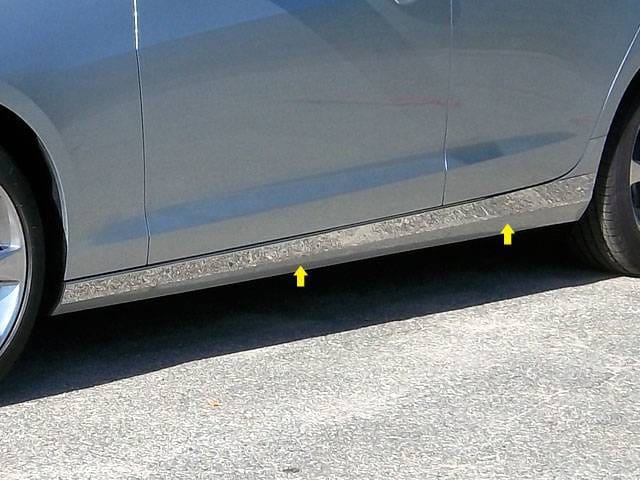 CADILLAC ATS 4dr QAA Stainless 4pcs Rocker Panel Trim TH53236