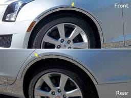 CADILLAC ATS 4dr QAA Stainless 4pcs Wheel Well Accent WQ53235