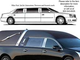CADILLAC XTS Eagle Echelon Hearse QAA Stainless 8pcs Pillar Trim PP53239