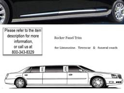XTS Eagle Eschelon Hearse QAA Stainless 6pcs Rocker Panel Trim TH53243