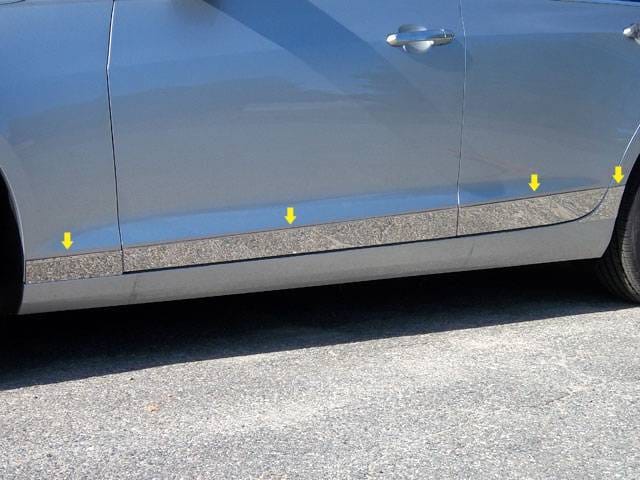 CADILLAC ATS 4dr QAA Stainless 8pcs Rocker Panel Trim TH53235