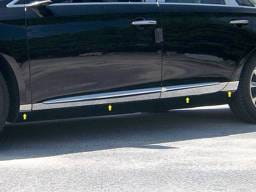 CADILLAC XTS 4dr QAA Stainless 8pcs Rocker Panel Trim TH53245