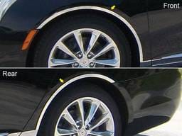 CADILLAC XTS 4dr QAA Stainless 4pcs Wheel Well Accent WQ53245
