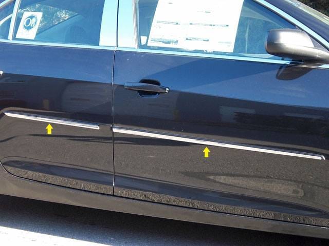 CHEVROLET MALIBU 4dr QAA Stainless 4pcs Molding Insert MI53105